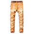 Individuality Men's Jeans Basic Mid Waist Jeans Straight Pants